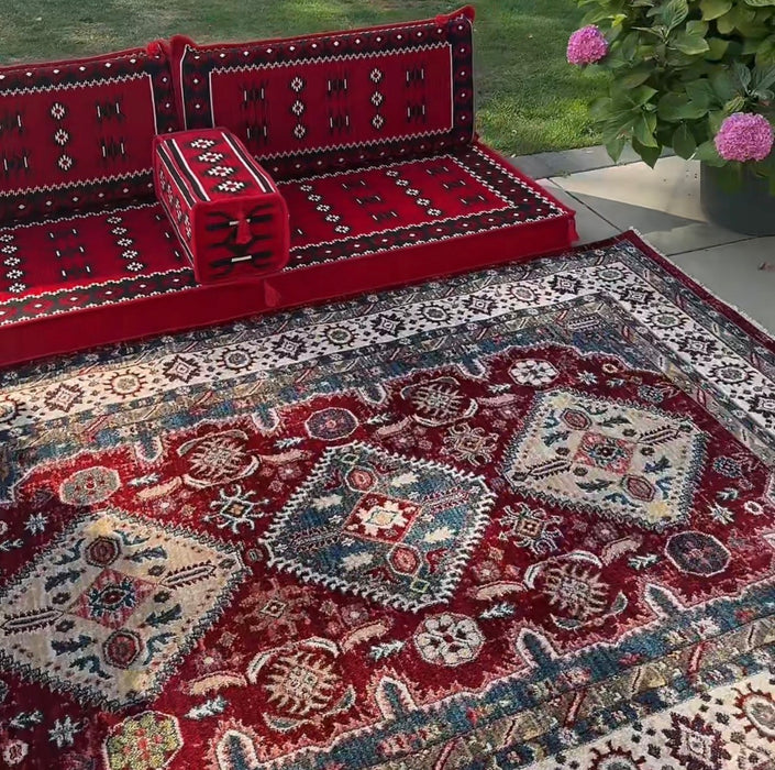 Moroccan Majlis & Rug Set (OFFER)