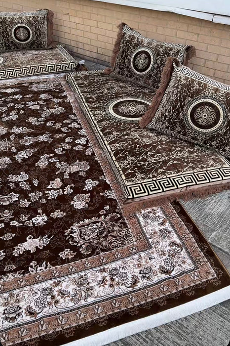 Kashmir rug & Toshak Set