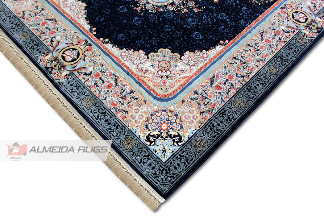 1200 Reeds 1200 Reeds Alis - Dark Blue — Almeida Rugs