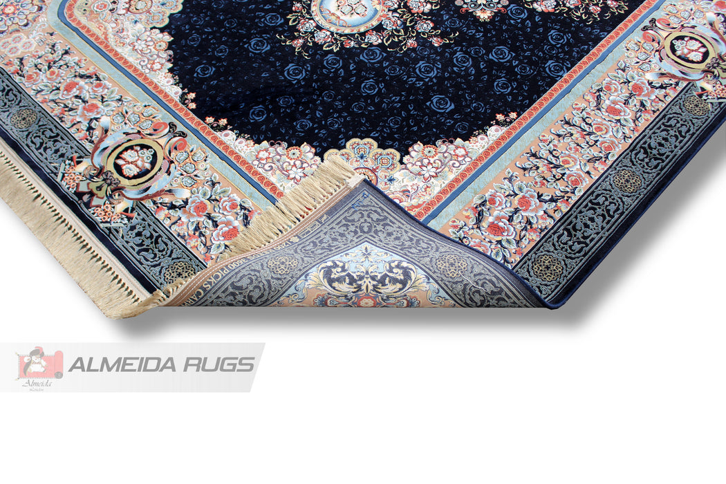 1200 Reeds 1200 Reeds Alis - Dark Blue — Almeida Rugs